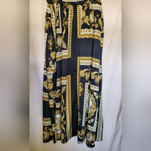 SHEIN Skirt "Golden Versace" type print Midi-Maxi Length - Picture 1 of 6